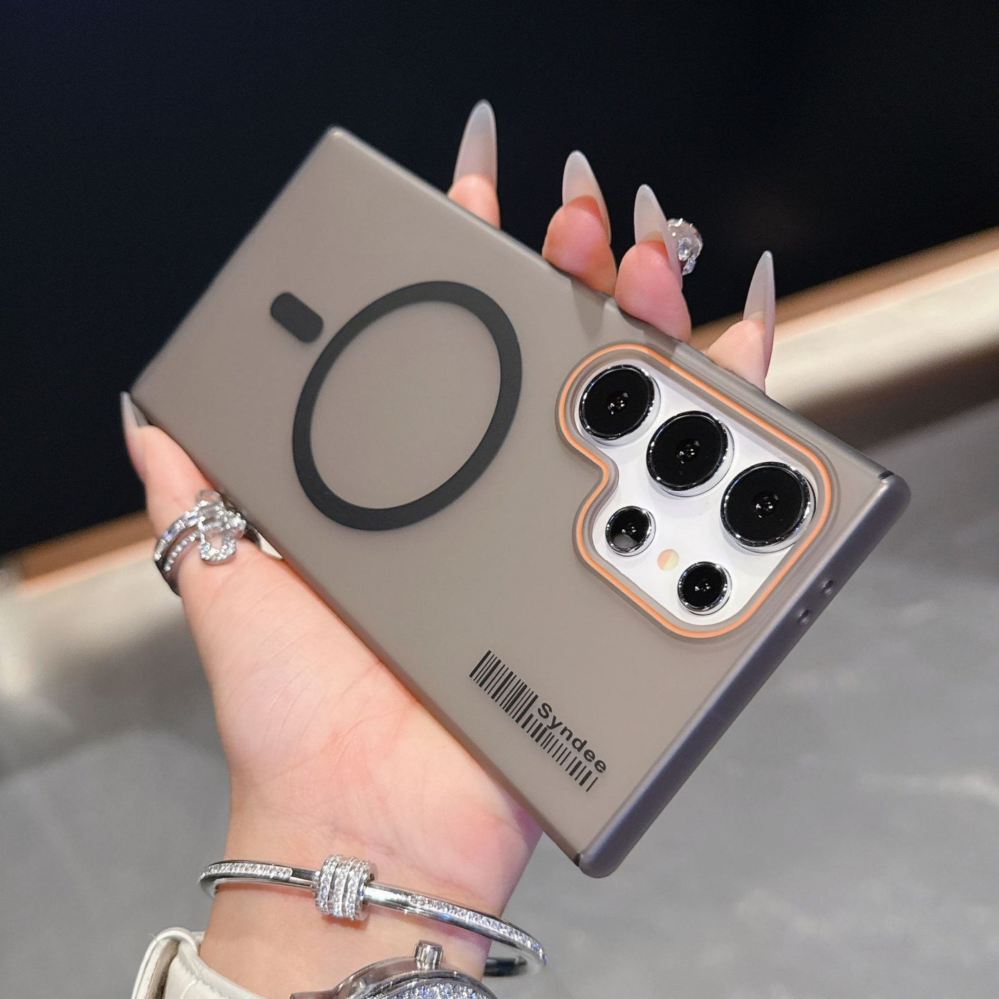 Skin-feel matte magnetic Samsung mobile phone case