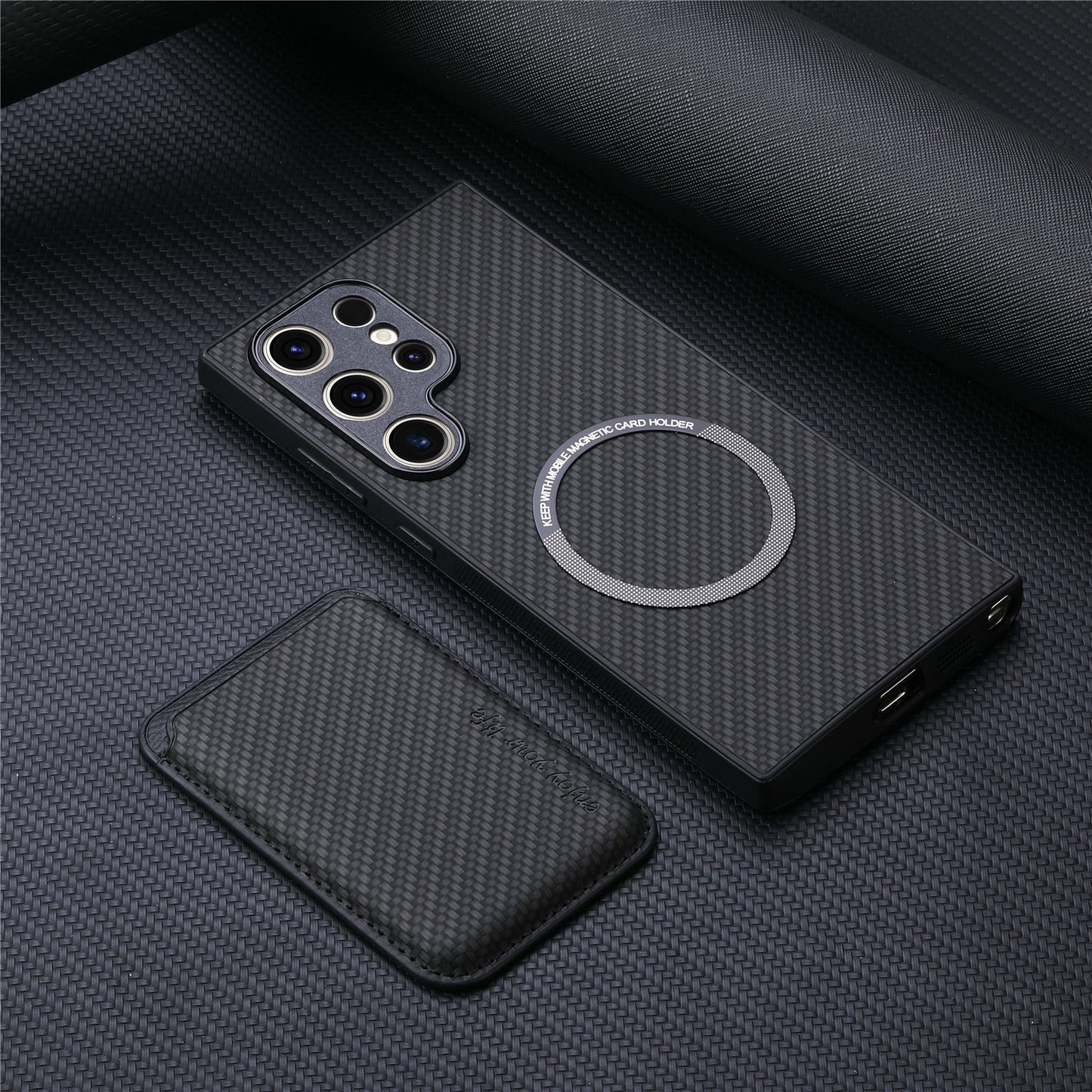 Samsung Magnetic 2-in-1 Card Holder Leather Case Mobile Phone Case