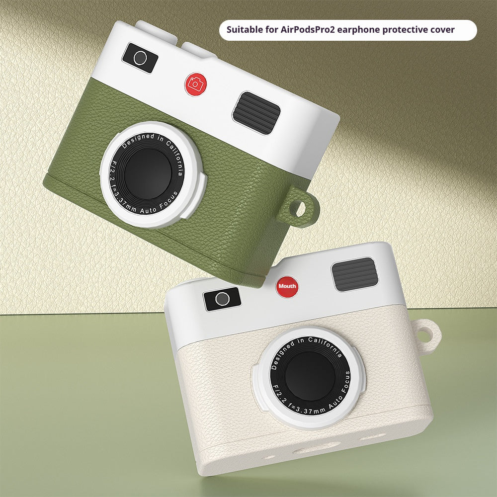 Cute Silicone Retro Earphone Case