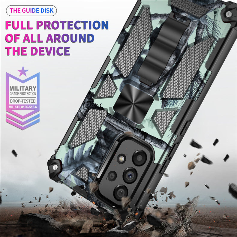 Camouflage Car Armor Magnetic Samsung Phone Case