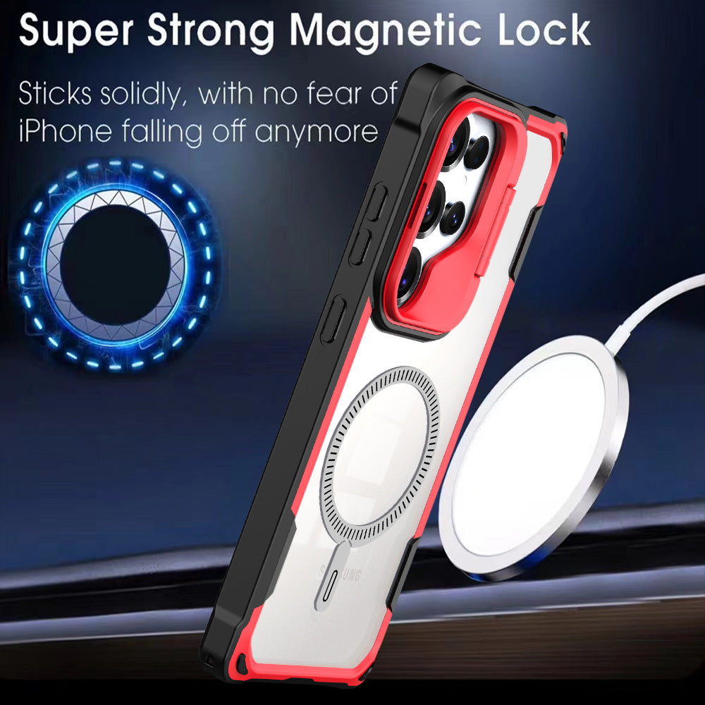 Panda Stand Magnetic Acrylic Samsung Phone Case