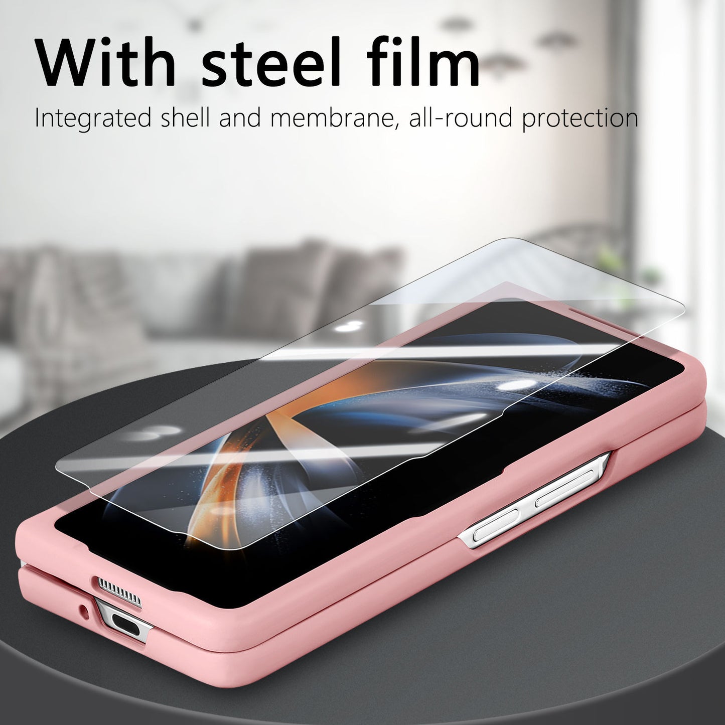 Carbon fiber magnetic Samsung Z Fold phone case
