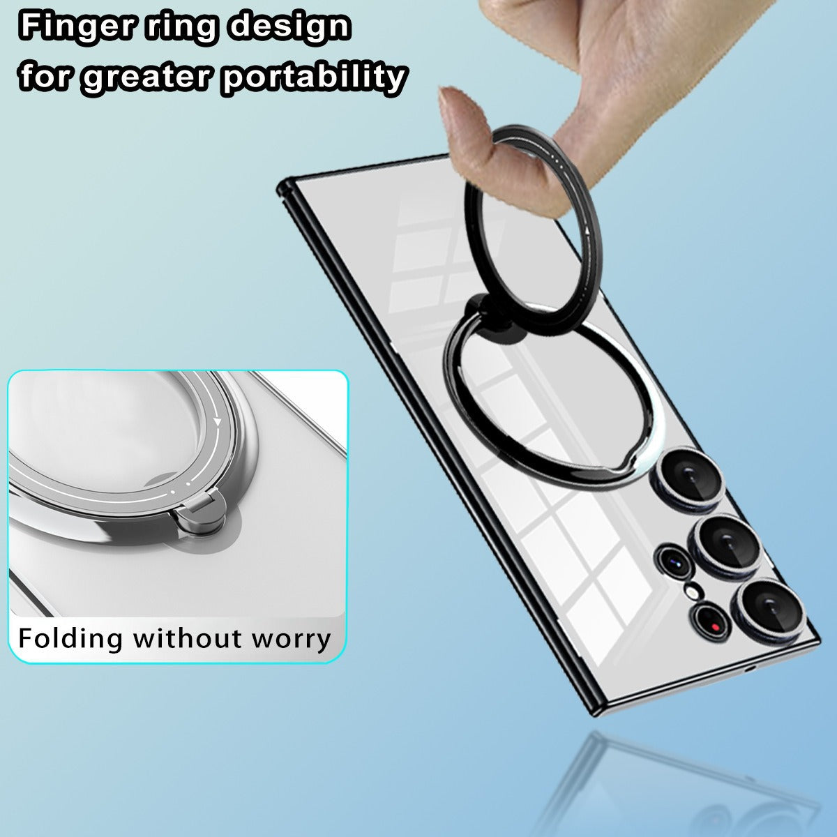 Liangdun electroplating magnetic bracket Samsung mobile phone case