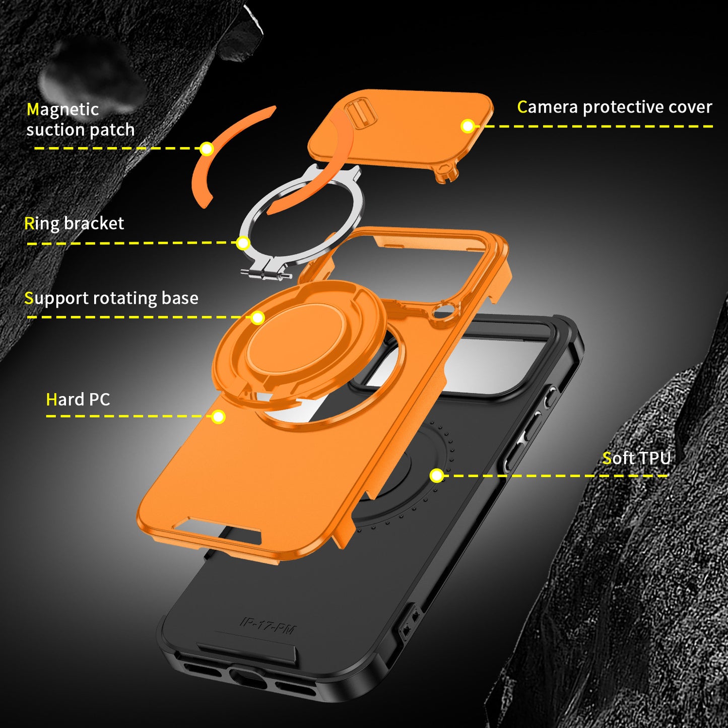 Window Sliding Bracket Apple Phone Case