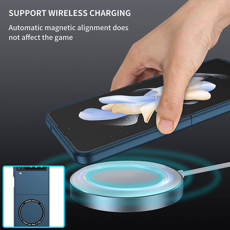 Magnetic frosted anti-fall Samsung Z Flip phone case