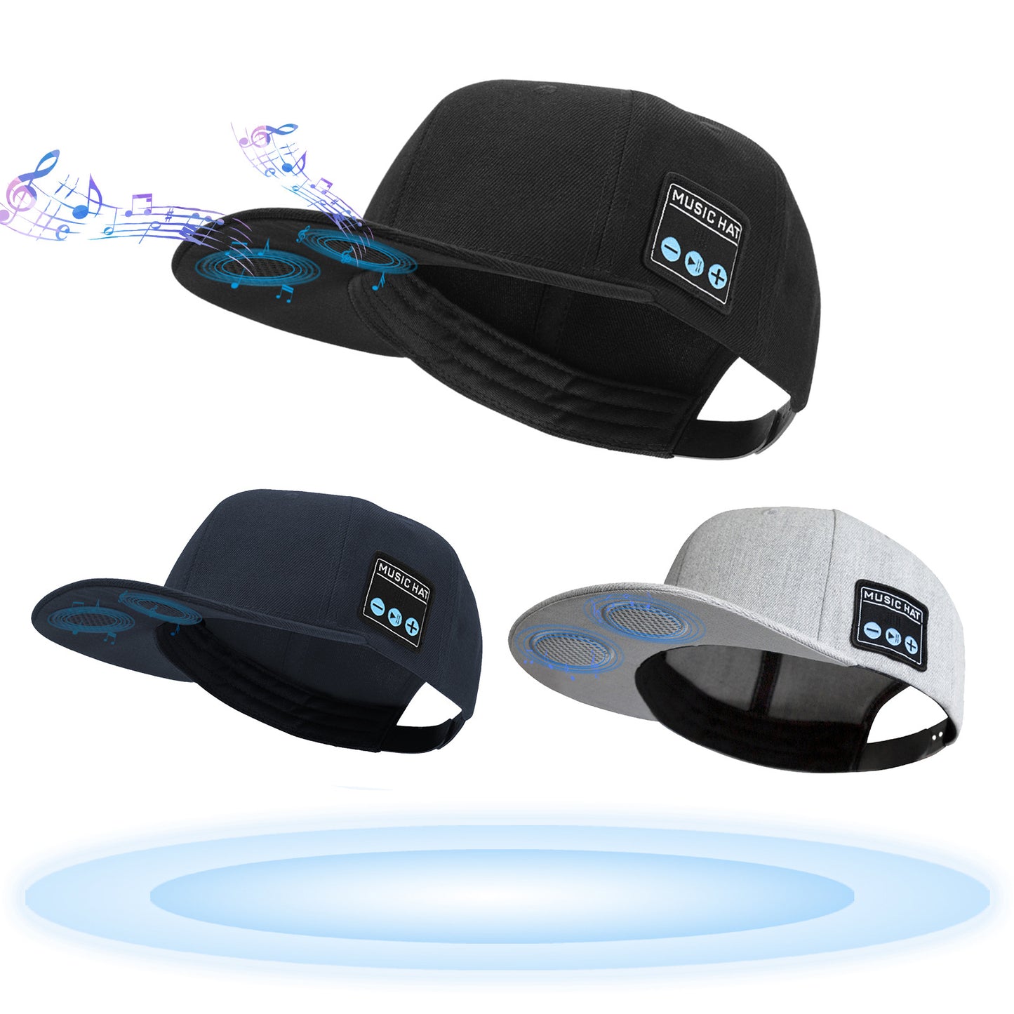 Wireless Bluetooth Music Headphones Baseball Cap