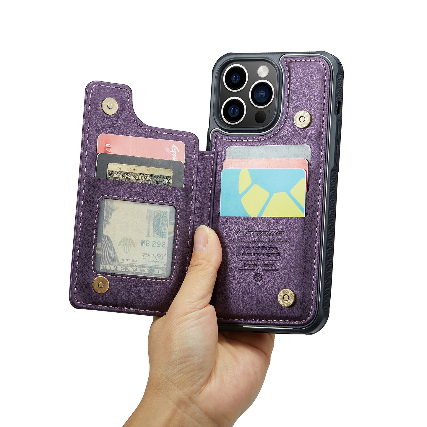 Back Cover Wallet Leather Case Apple Phone Case