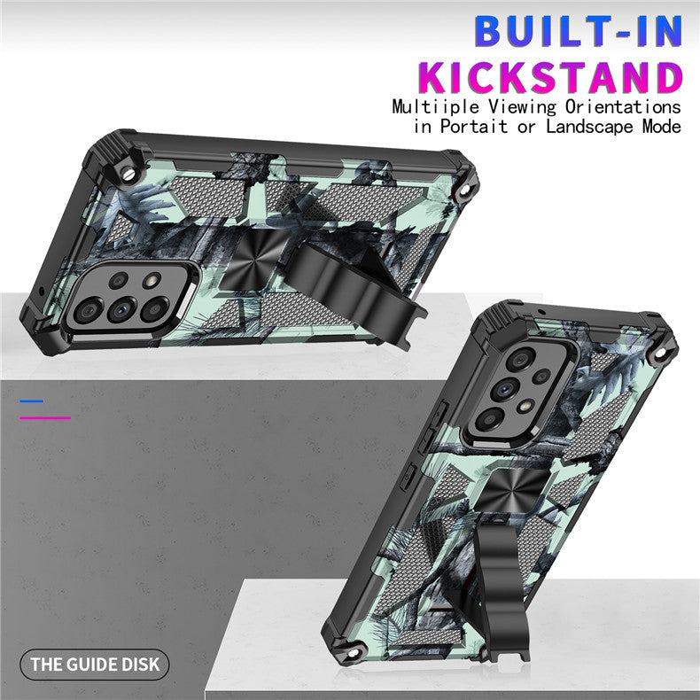 Camouflage Car Armor Magnetic Samsung Phone Case