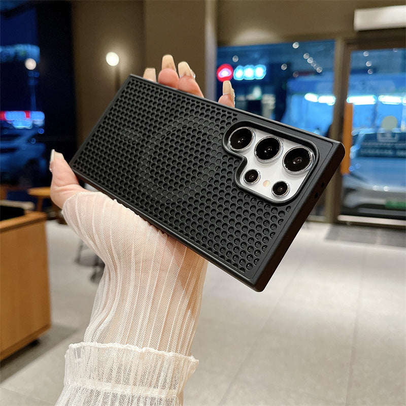 Summer magnetic hollow PC hard shell suitable for Samsung mobile phone case