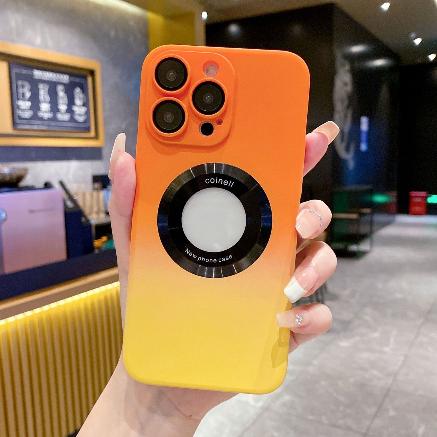 Gradient magnetic iPhone case
