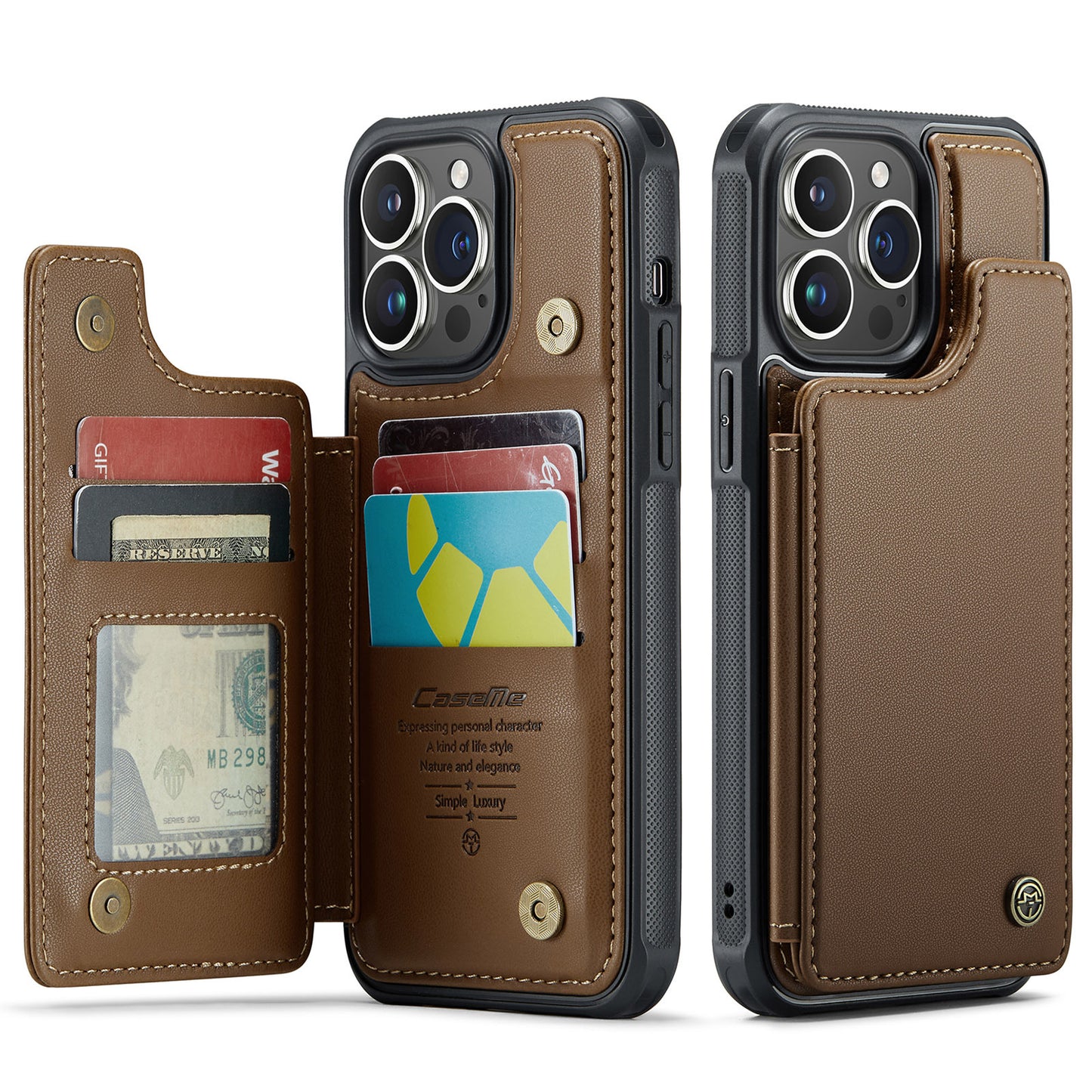 Back Cover Wallet Leather Case Apple Phone Case