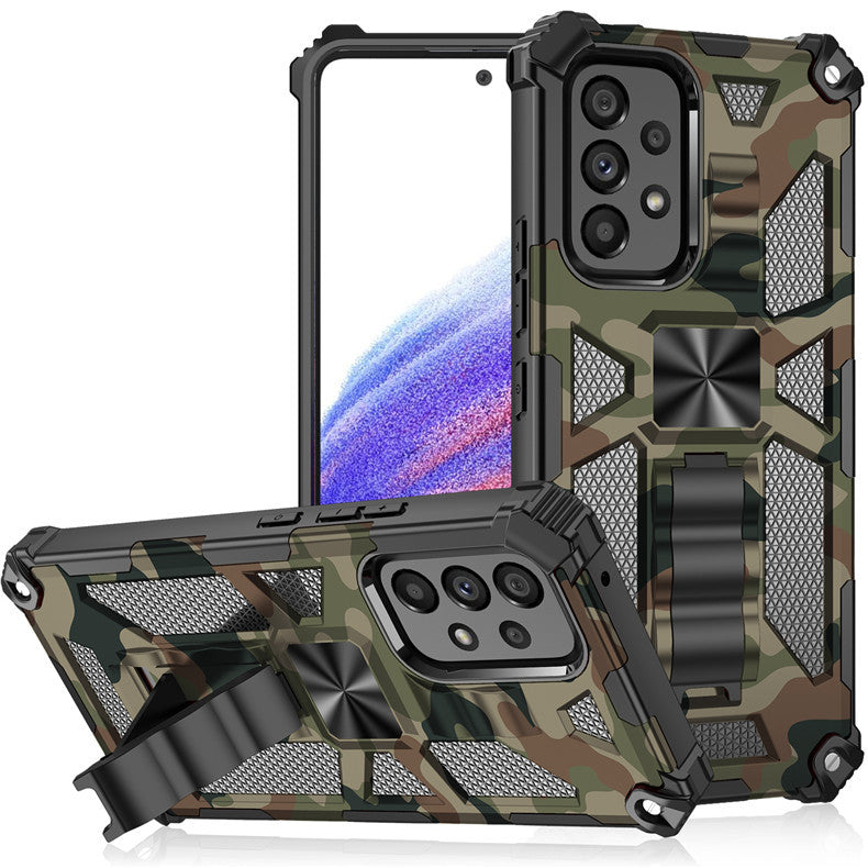 Camouflage Car Armor Magnetic Samsung Phone Case