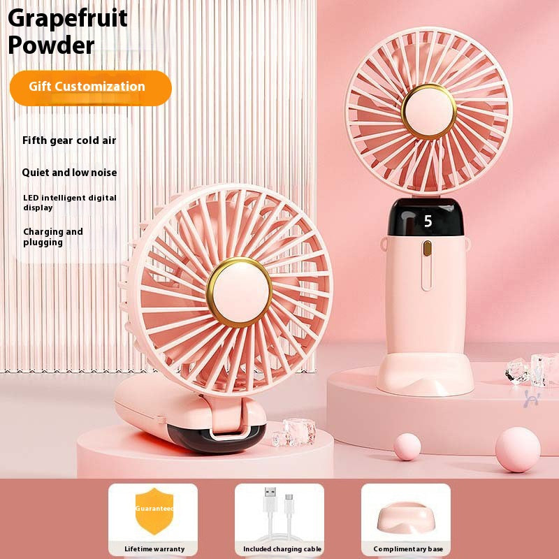 Handheld Silent Desktop Folding Small Fan