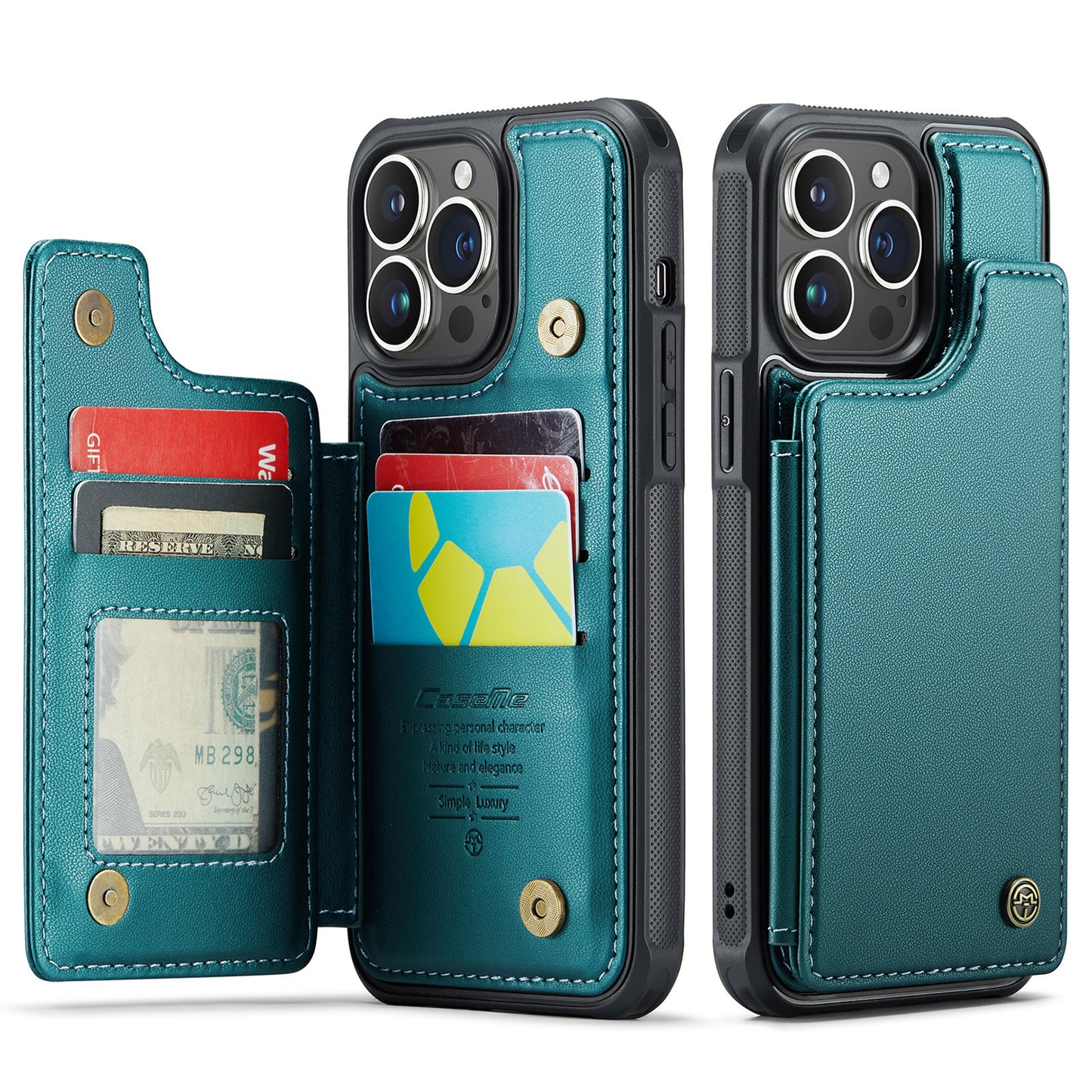 Back Cover Wallet Leather Case Apple Phone Case