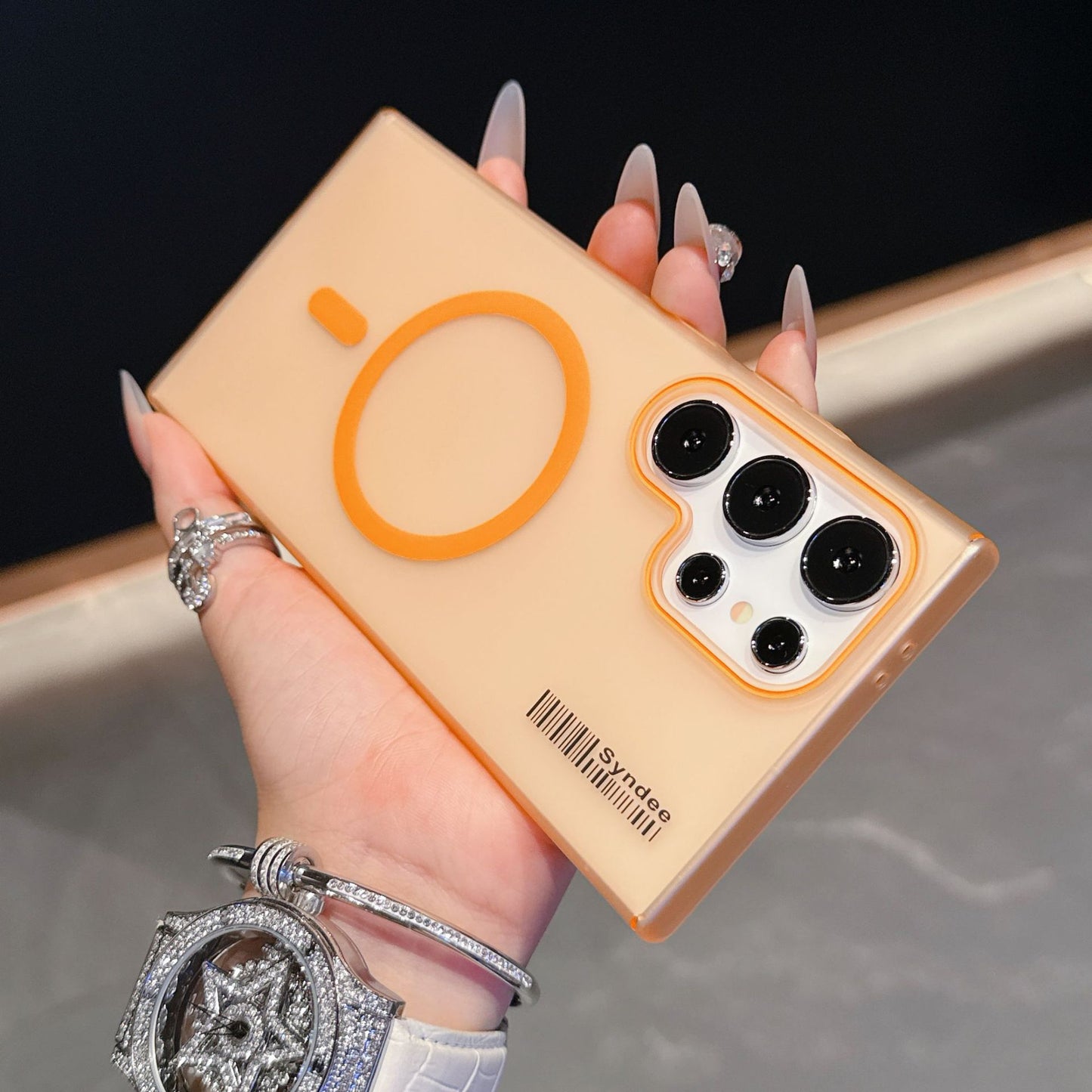 Skin-feel matte magnetic Samsung mobile phone case