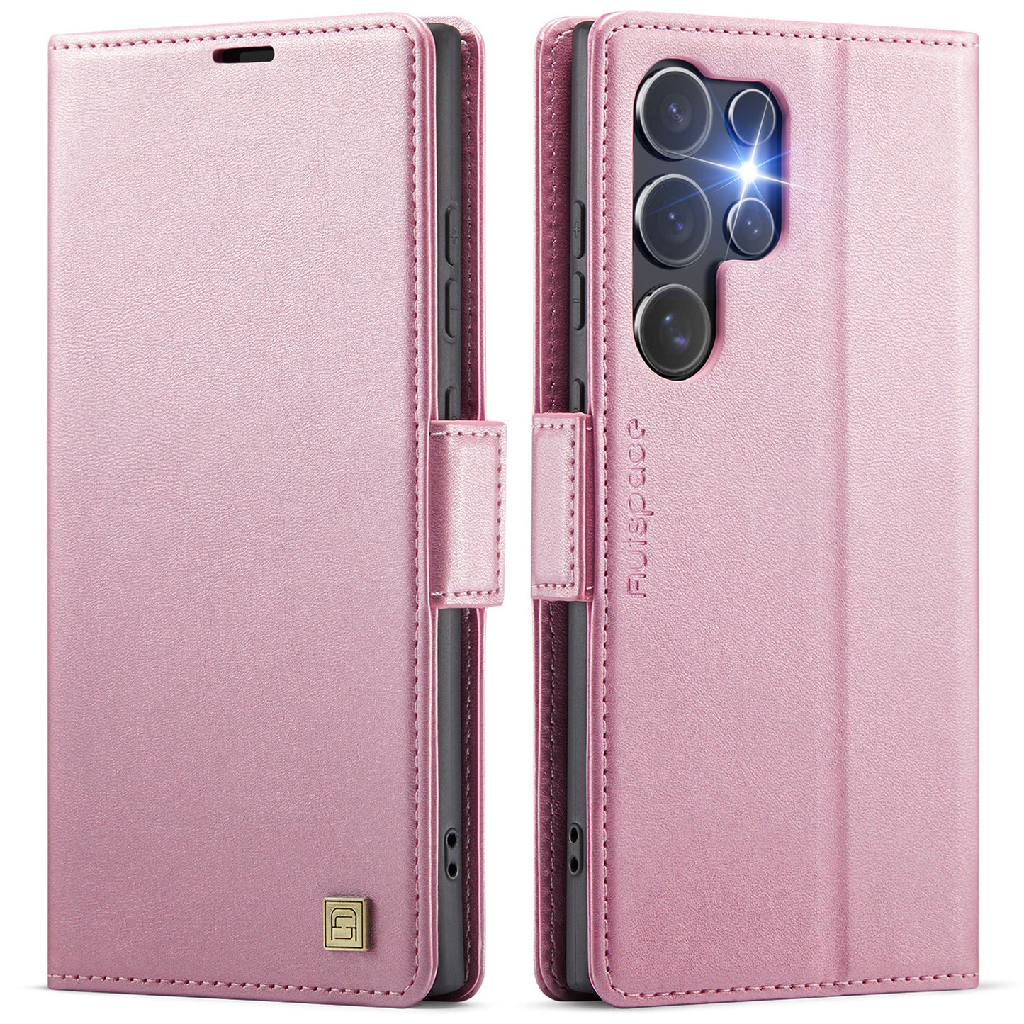 Luxury Leather Flip Card Wallet Style Samsung Phone Case