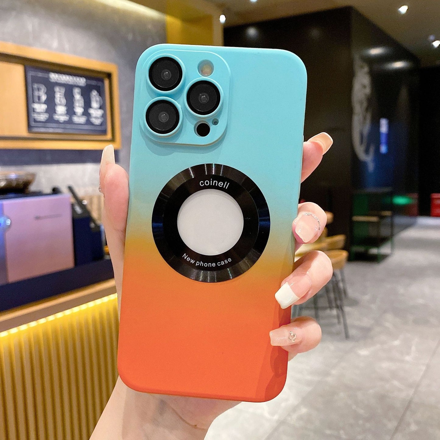 Gradient magnetic iPhone case