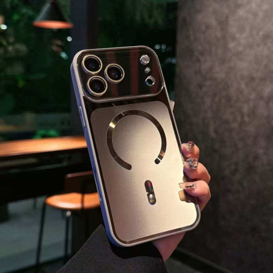 Magnetic Apple Phone Case with Glossy Finish