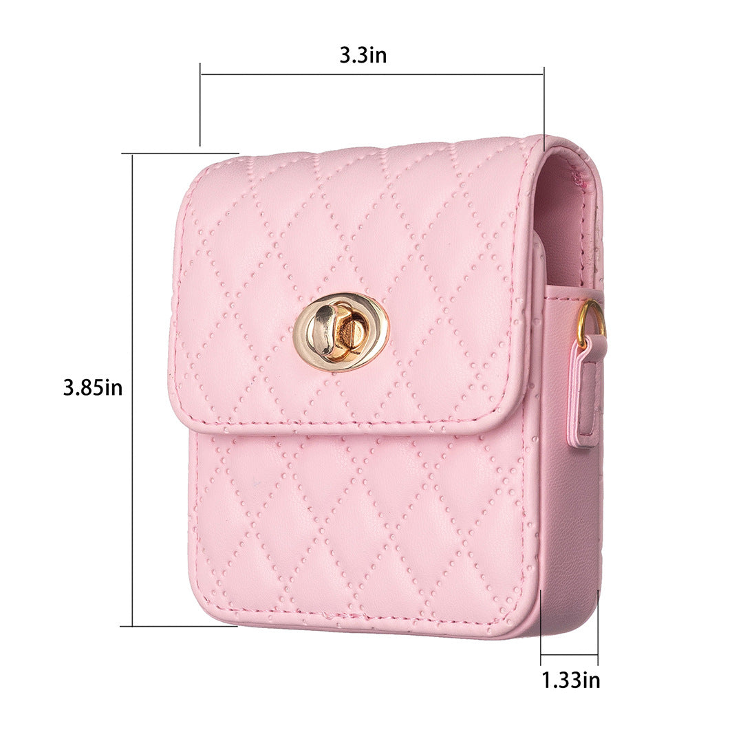 Samsung Z Flip Fashion Leather Case with String