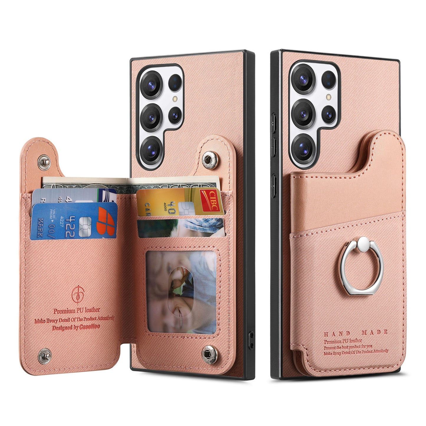 Fashionable flip leather Samsung phone case