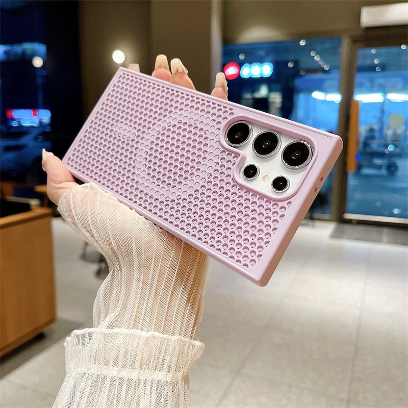 Summer magnetic hollow PC hard shell suitable for Samsung mobile phone case