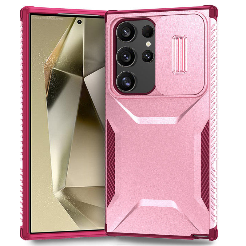 Lens-mounted window anti-drop Samsung phone case