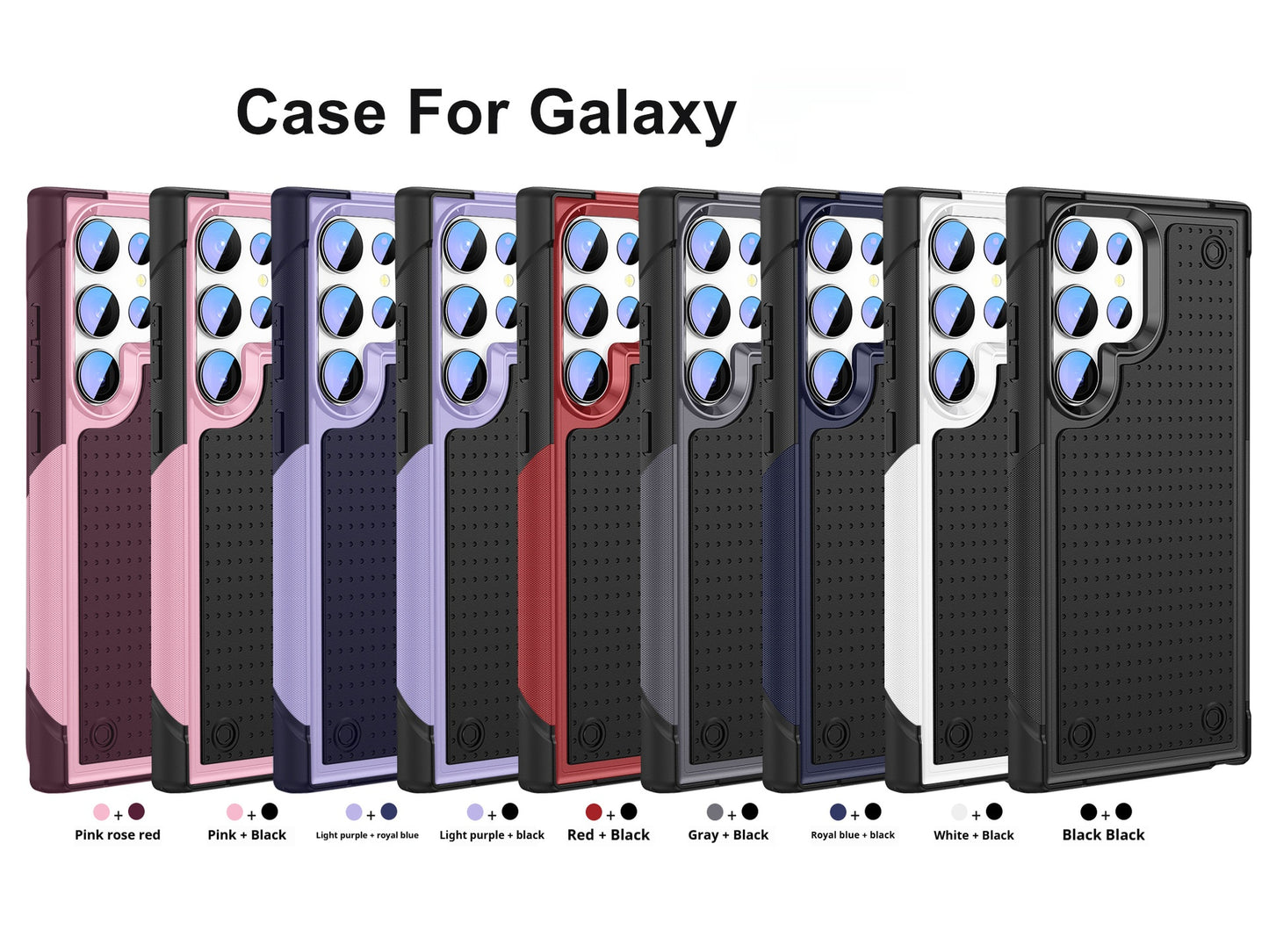 Elegant two-tone Samsung phone case