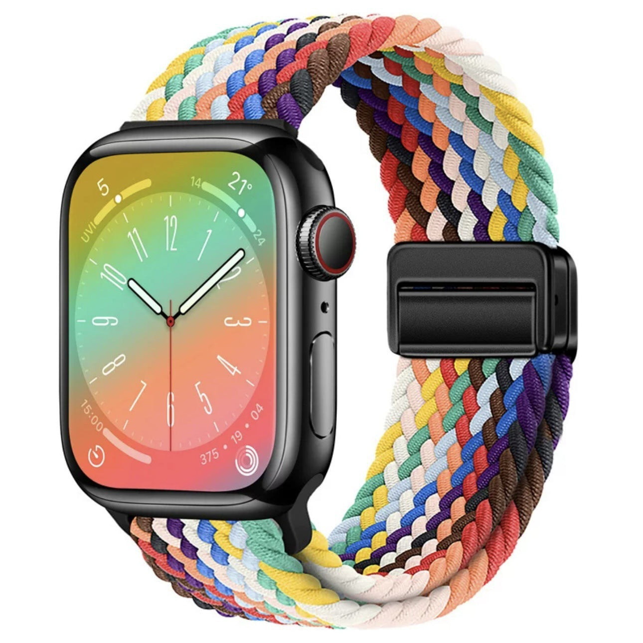 iwatch braided nylon magnetic watch strap