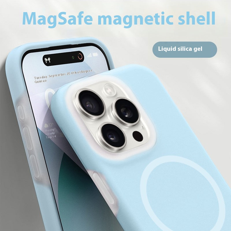 Liquid Silicone Jelly Apple Phone Case