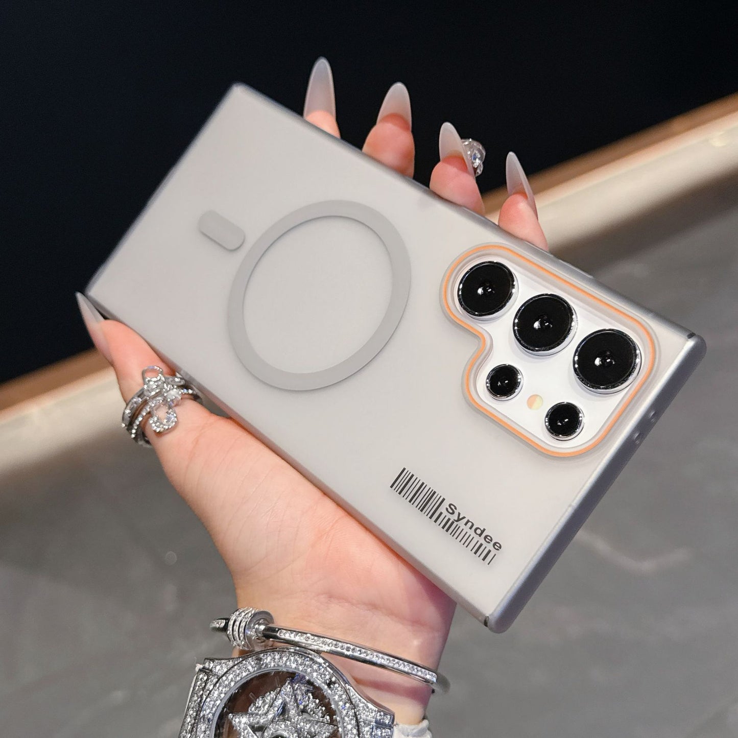 Skin-feel matte magnetic Samsung mobile phone case