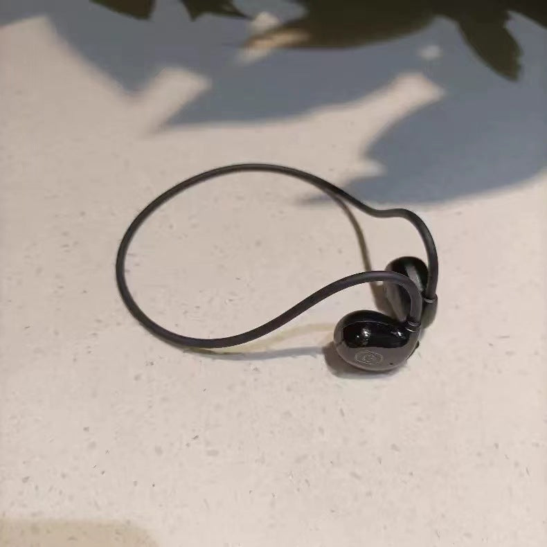 Neck-hanging dual-ear sports Bluetooth headset