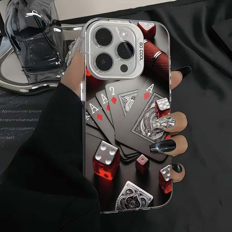 Card and dice iPhone case
