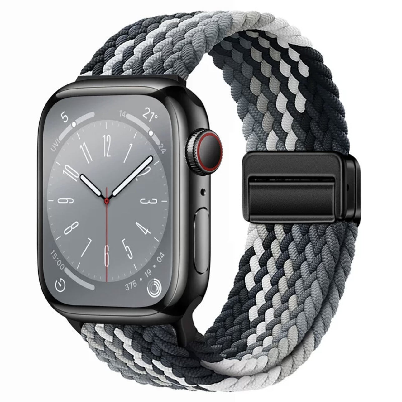 iwatch braided nylon magnetic watch strap