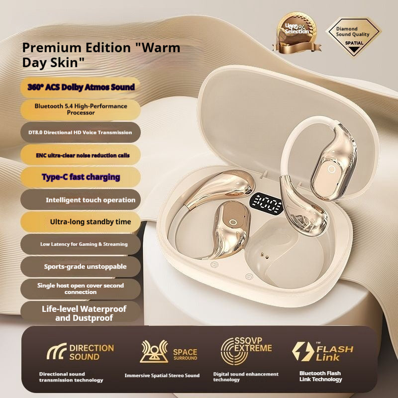 Non-in-ear wireless ear-hook Bluetooth headset