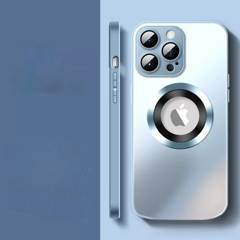 Frosted glass magnetic iPhone case