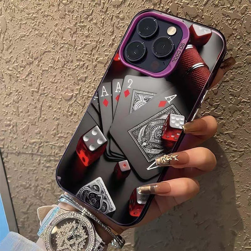 Card and dice iPhone case