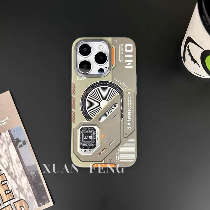 Mechanical magnetic iPhone case