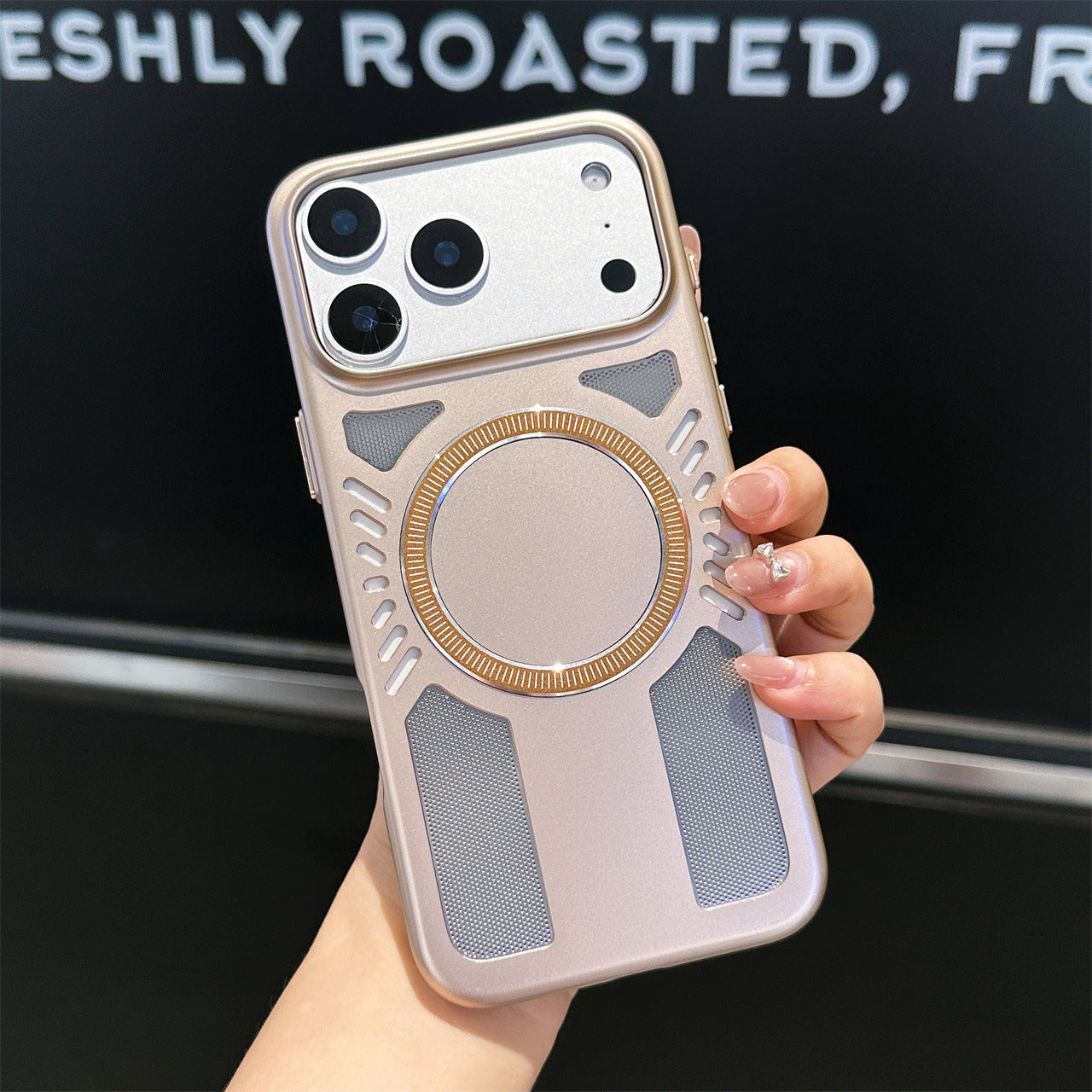Ice Blade Cooling Magnetic Apple Phone Case