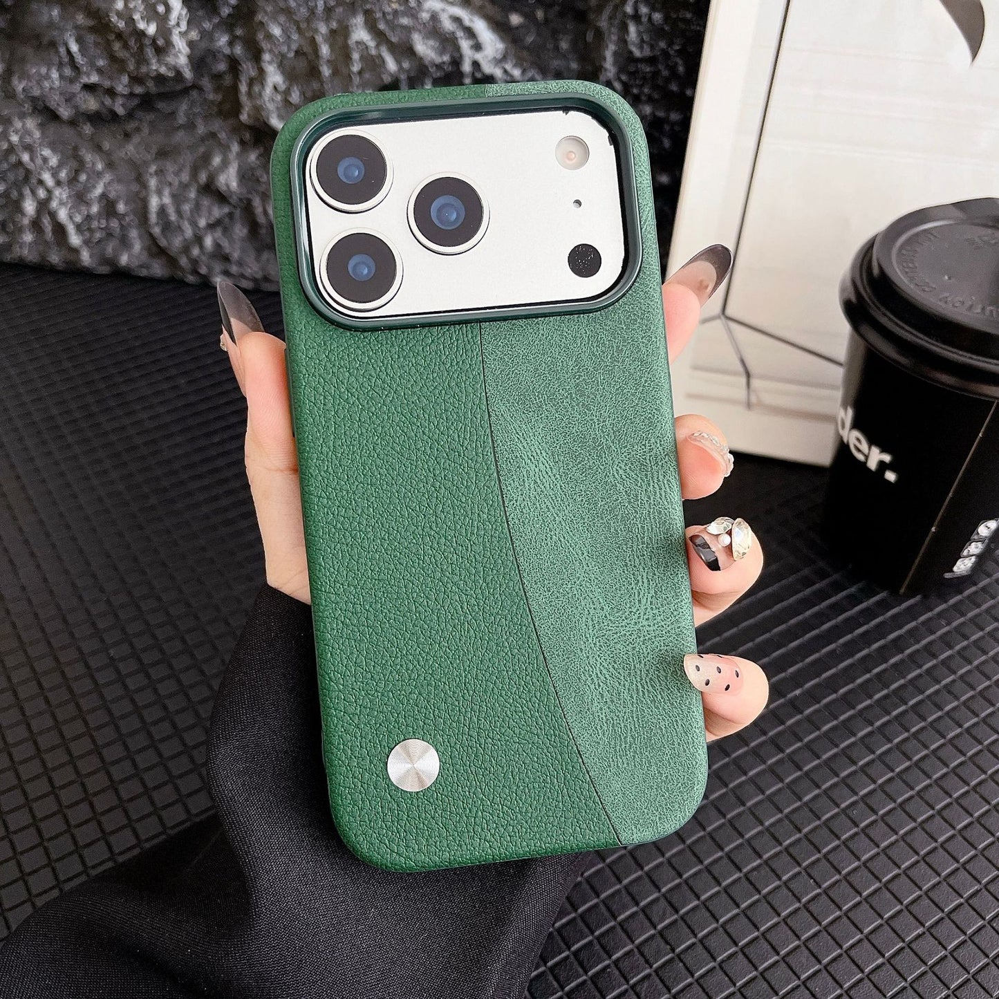 Cow-print and panel-style iPhone case