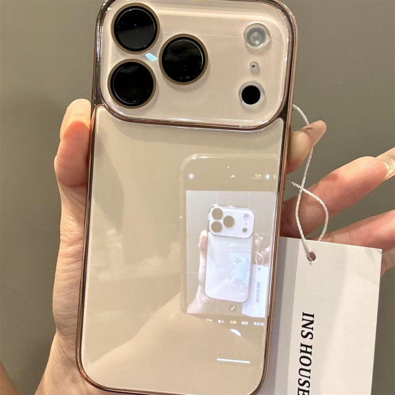 Electroplated jade Apple phone case