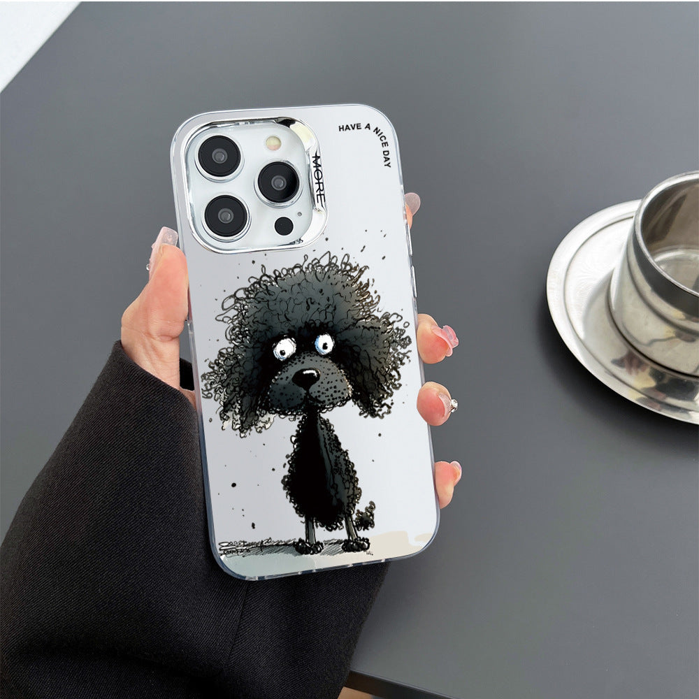 Trendy hip-hop graffiti iPhone case