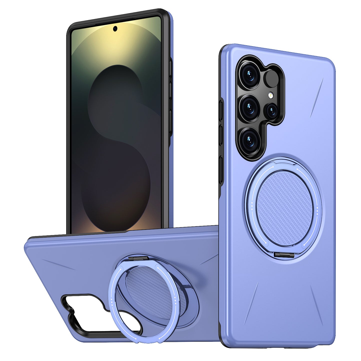 Rotating bracket magnetic Samsung mobile phone case
