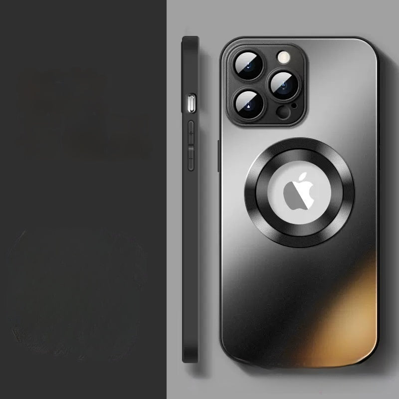 Frosted glass magnetic iPhone case