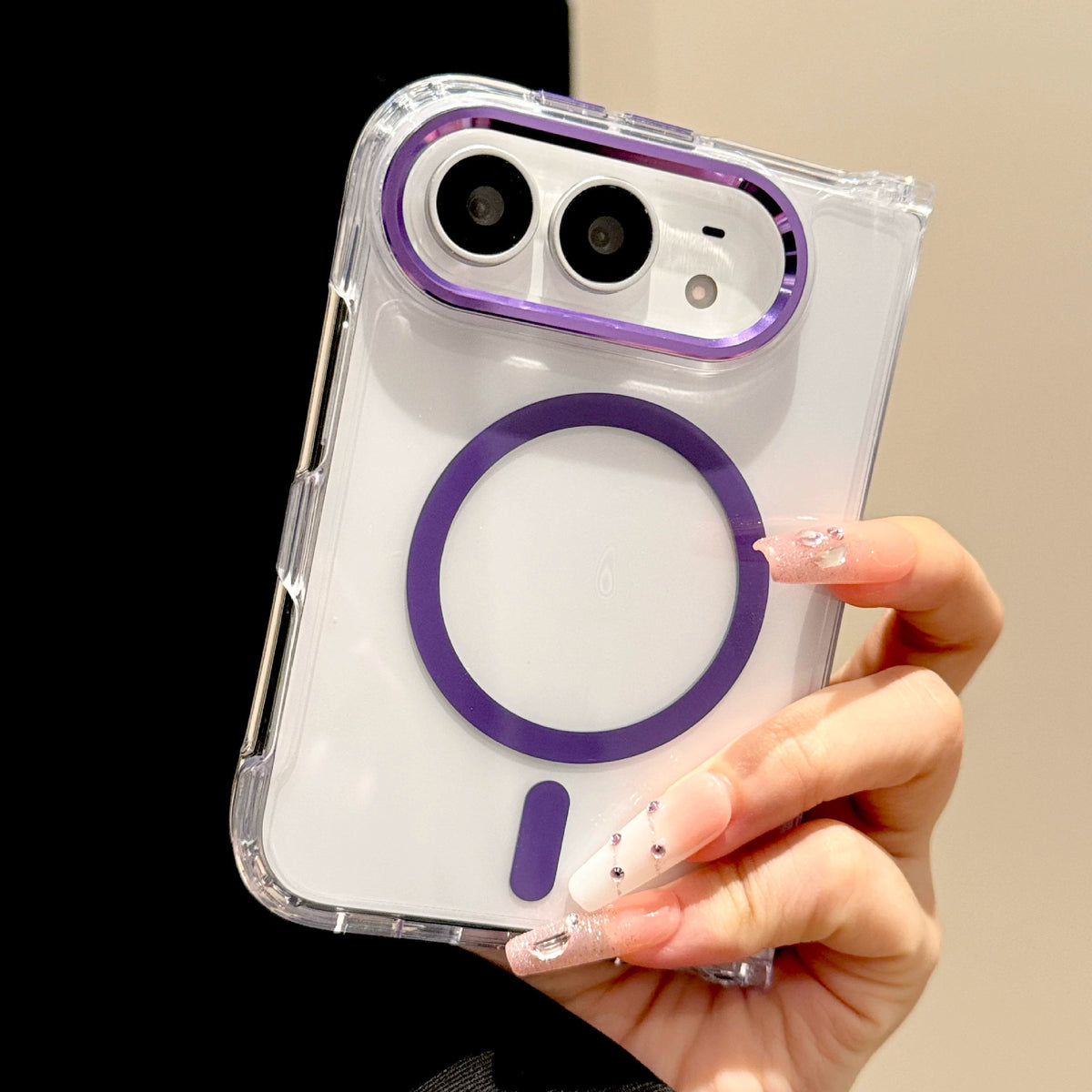 Transparent Magnetic Acrylic Case for Apple Duo