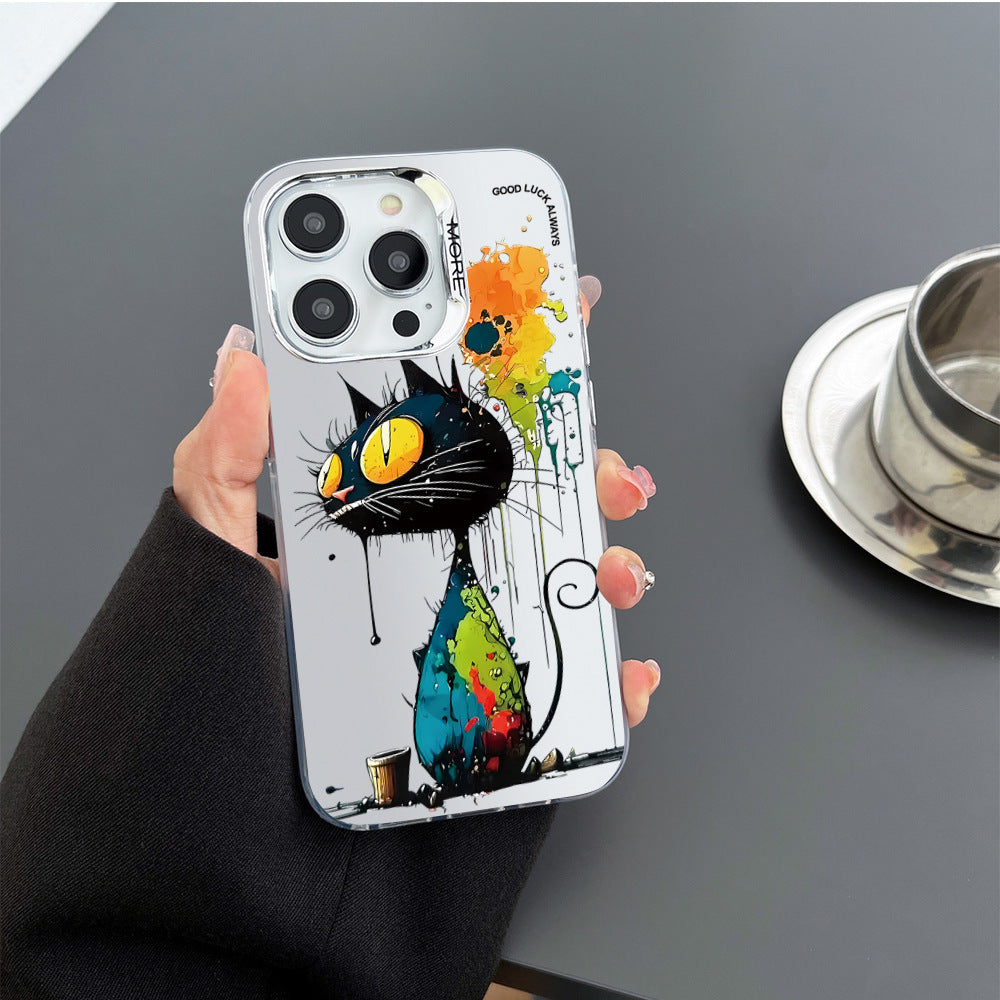 Trendy hip-hop graffiti iPhone case