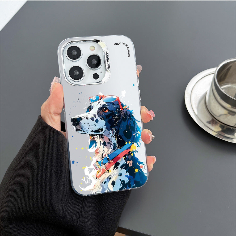 Trendy hip-hop graffiti iPhone case