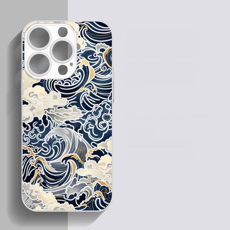 Ultra-thin Ukiyo-e Wave Apple Phone Case