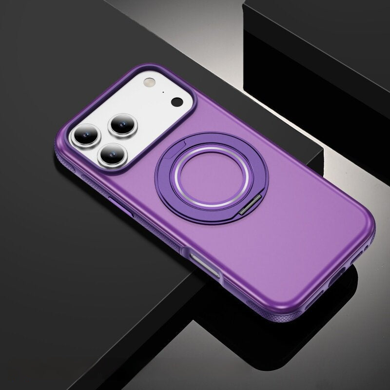 Simple magnetic stand Apple phone case