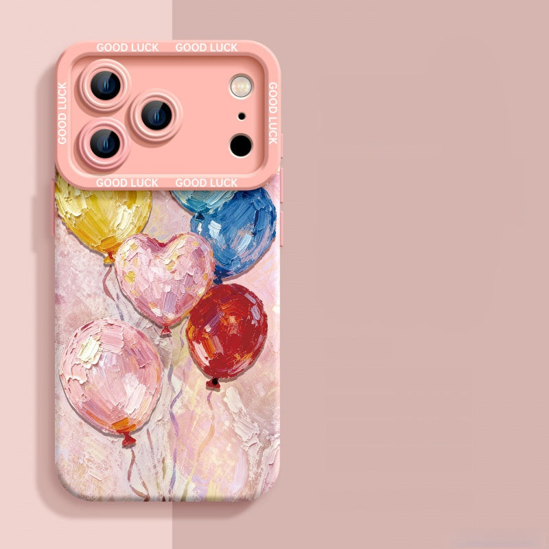 Oil painting balloon iPhone case