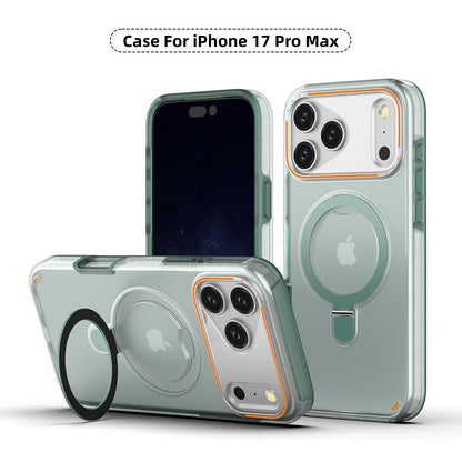Frosted anti-drop magnetic stand Apple phone case